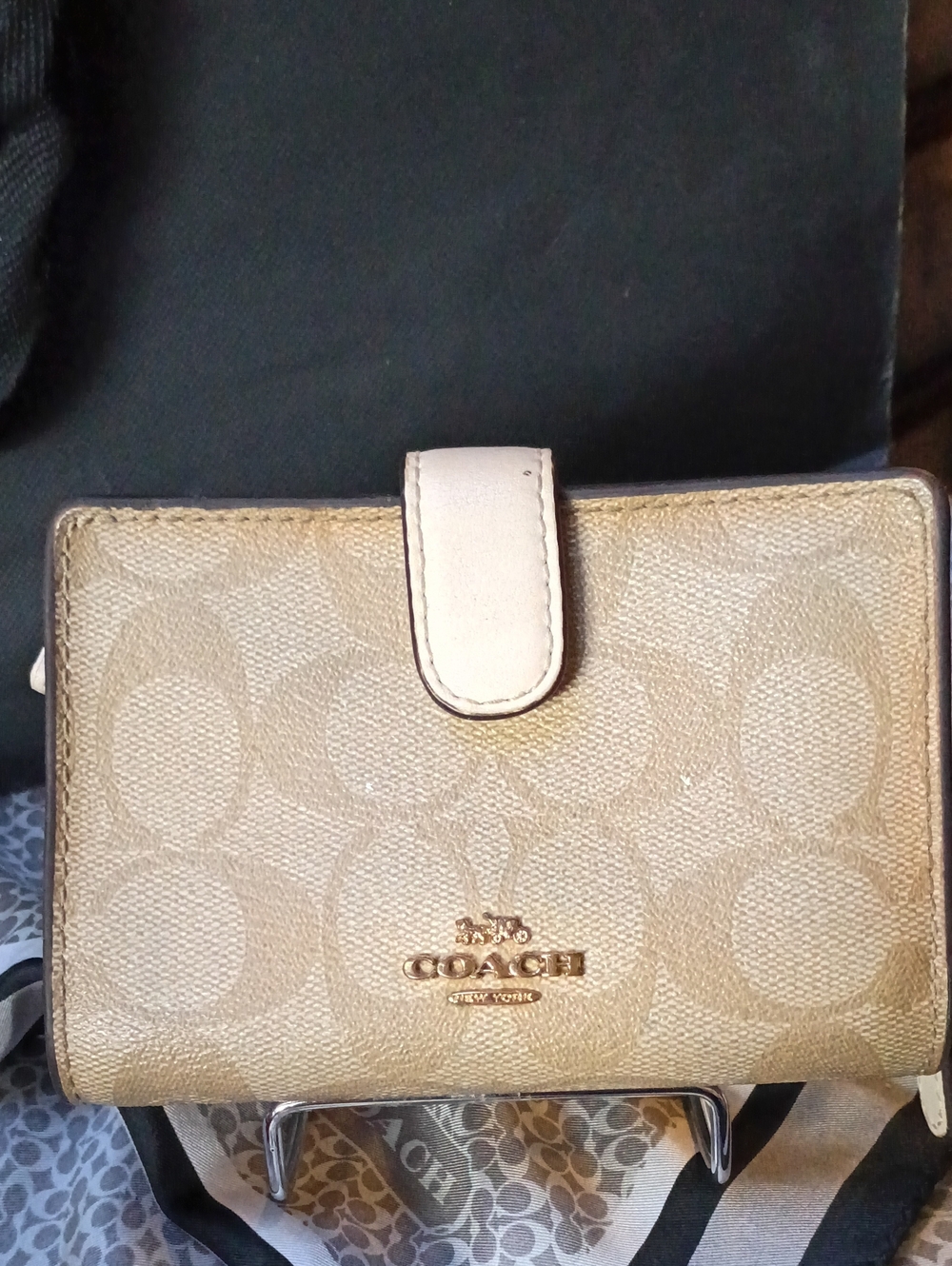 Coach Compact Monogram Wallet - Picture 2 of 14